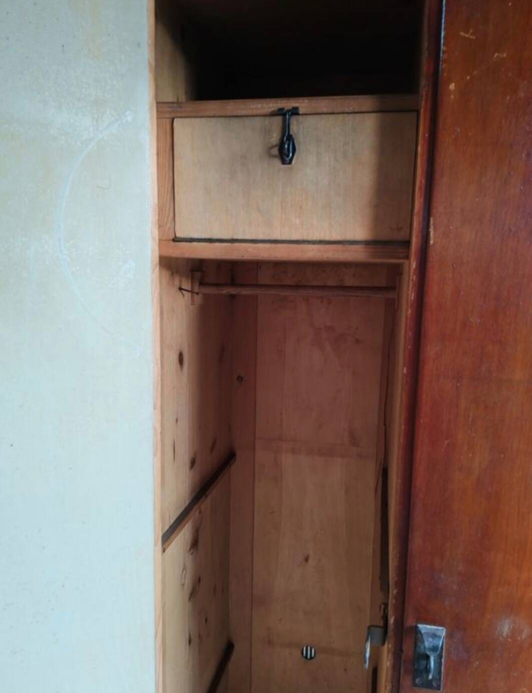 Wooden wardrobe