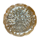 Vintage amber glass ceiling lamp