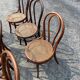 Set of 7 Thonet bistro chairs