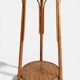 Table d'appoint, support à plante en bois, bambou et roseau, années 1960