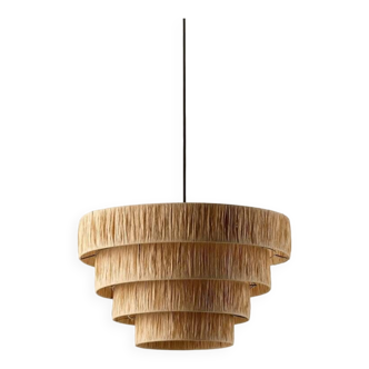 Artisanal raffia pendants