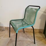 Green scoubidou chair