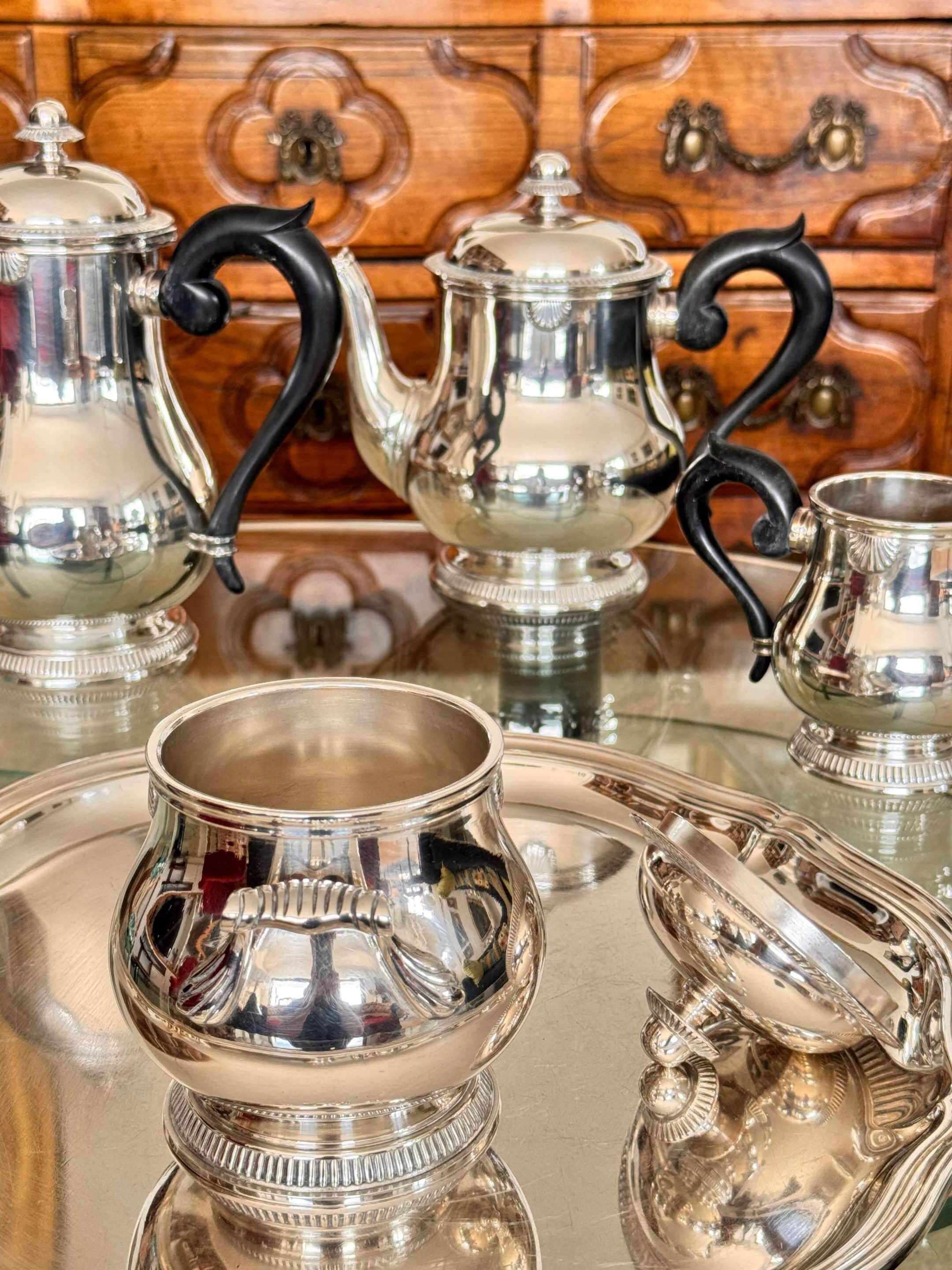 Antique Ercuis tea and coffee set from the 1960s