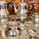 Antique Ercuis tea and coffee set from the 1960s