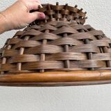 Vintage rattan ceiling light