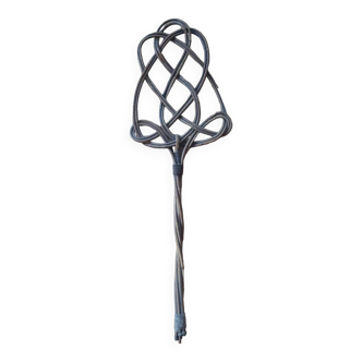 Vintage 70's rattan carpet beater