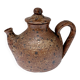 Théière en grès pyrité. Années 60. Numérotée
