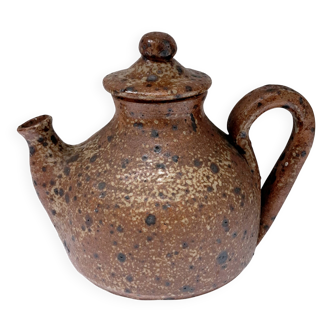 Pyrite stone teapot. 1960s. Numbered.