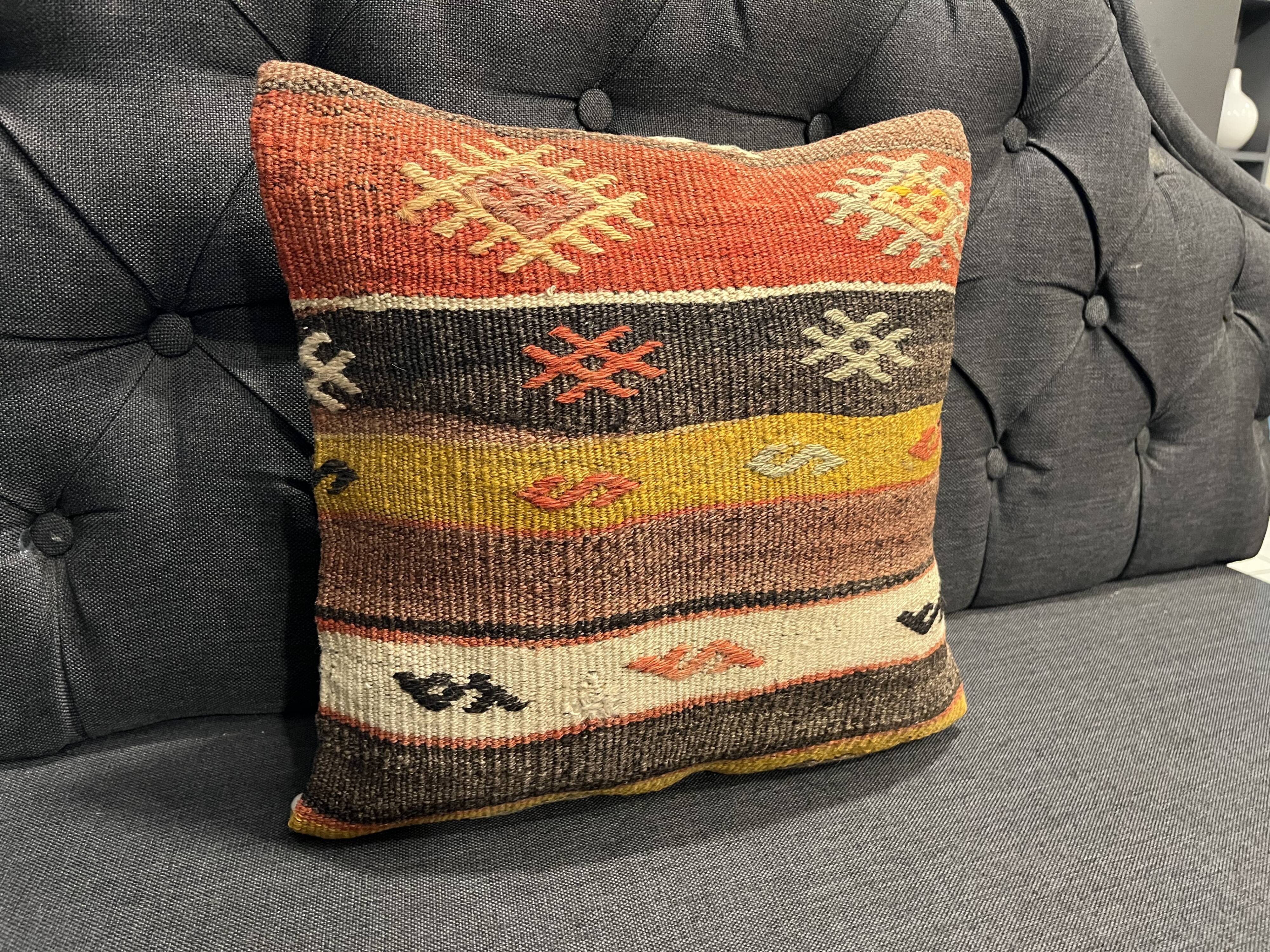Coussin Kilim fait main