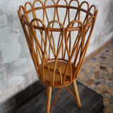 1960's vintage rattan worker