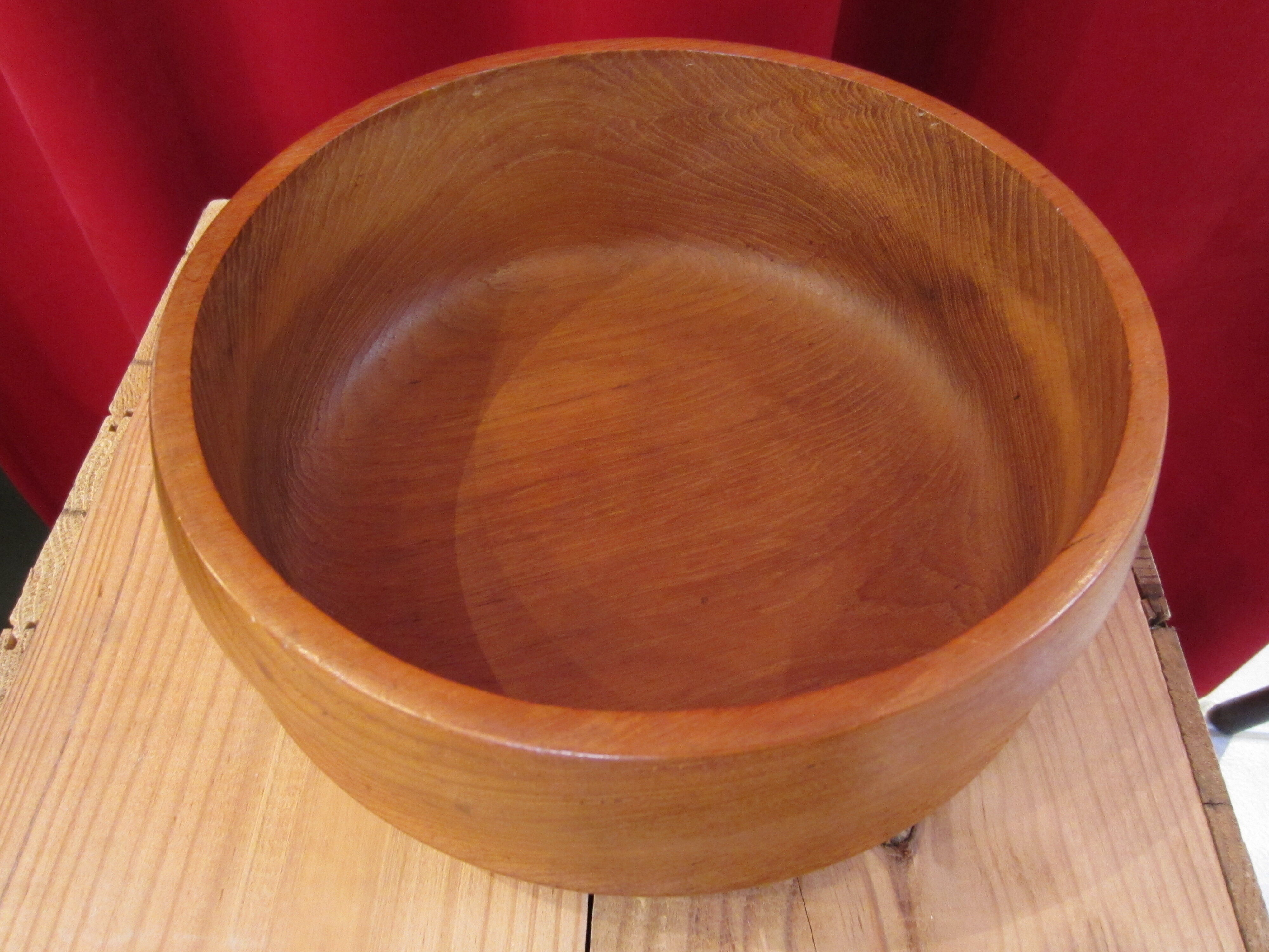 Scandinavian teak bowl 25 cm