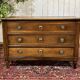 Louis XVI commode from the 18th century in walnut.