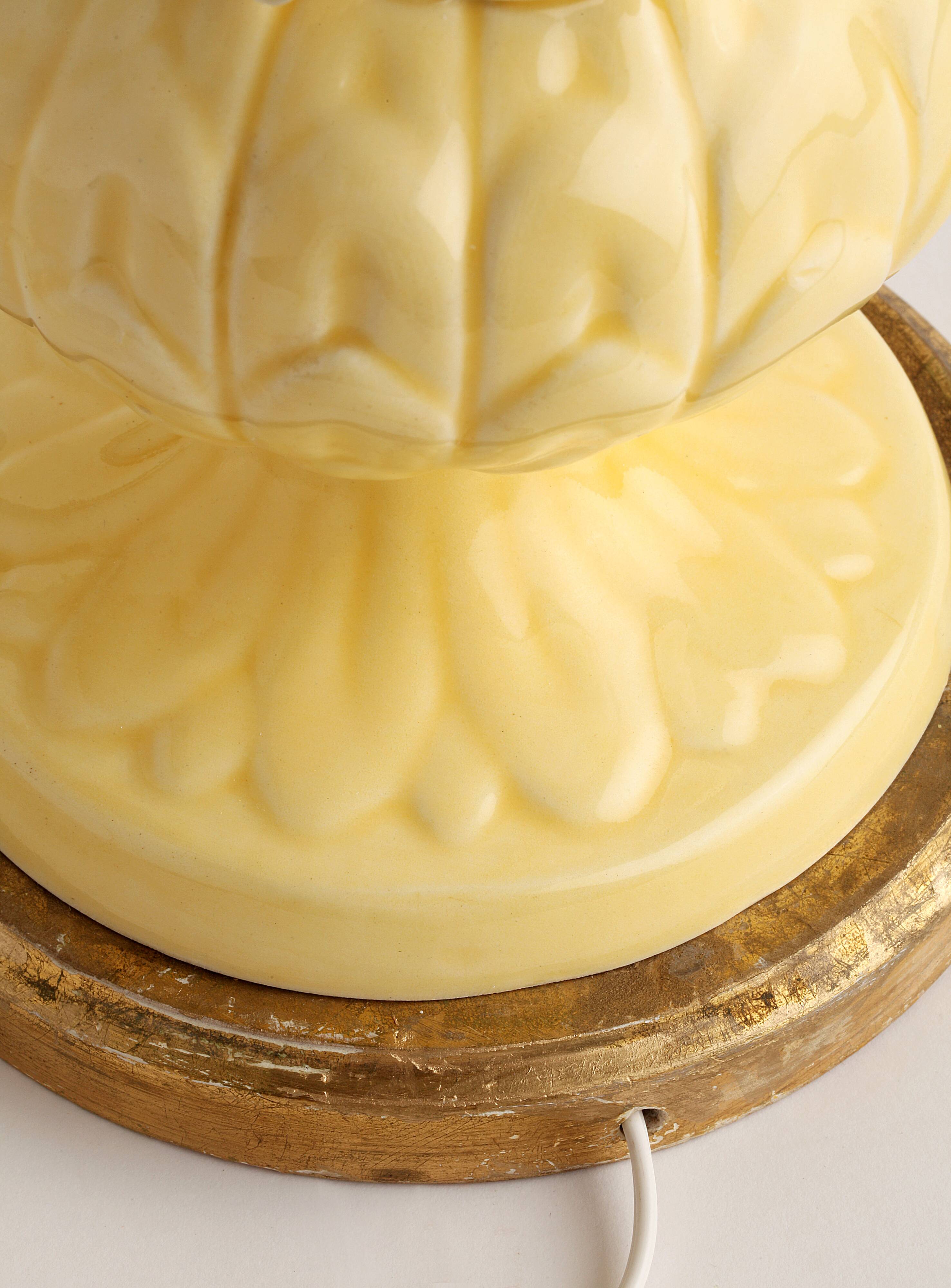 Romantic yellow lamp