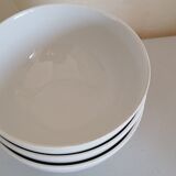 Set of 3 purple bowls