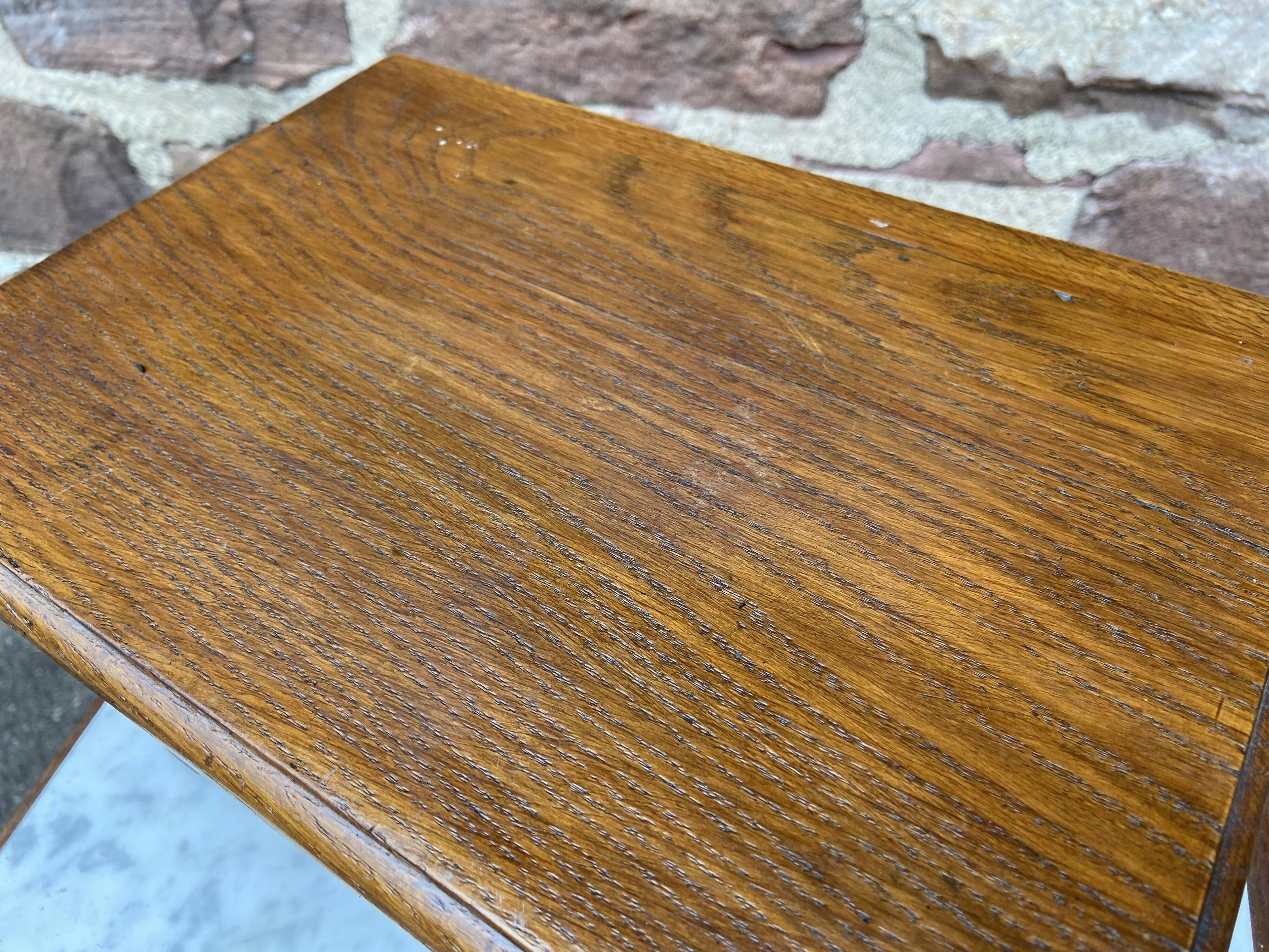 Footrest style rocaille Louis XV 1930 wooden