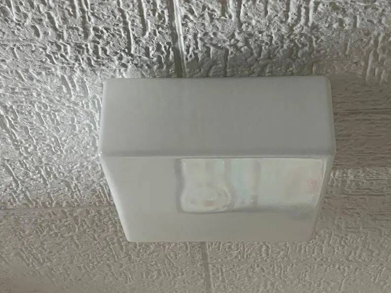 Design midcentury wall or ceiling lamp, flushmount, 1970s