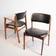 Chaises par Erik Buch, ensemble de 6