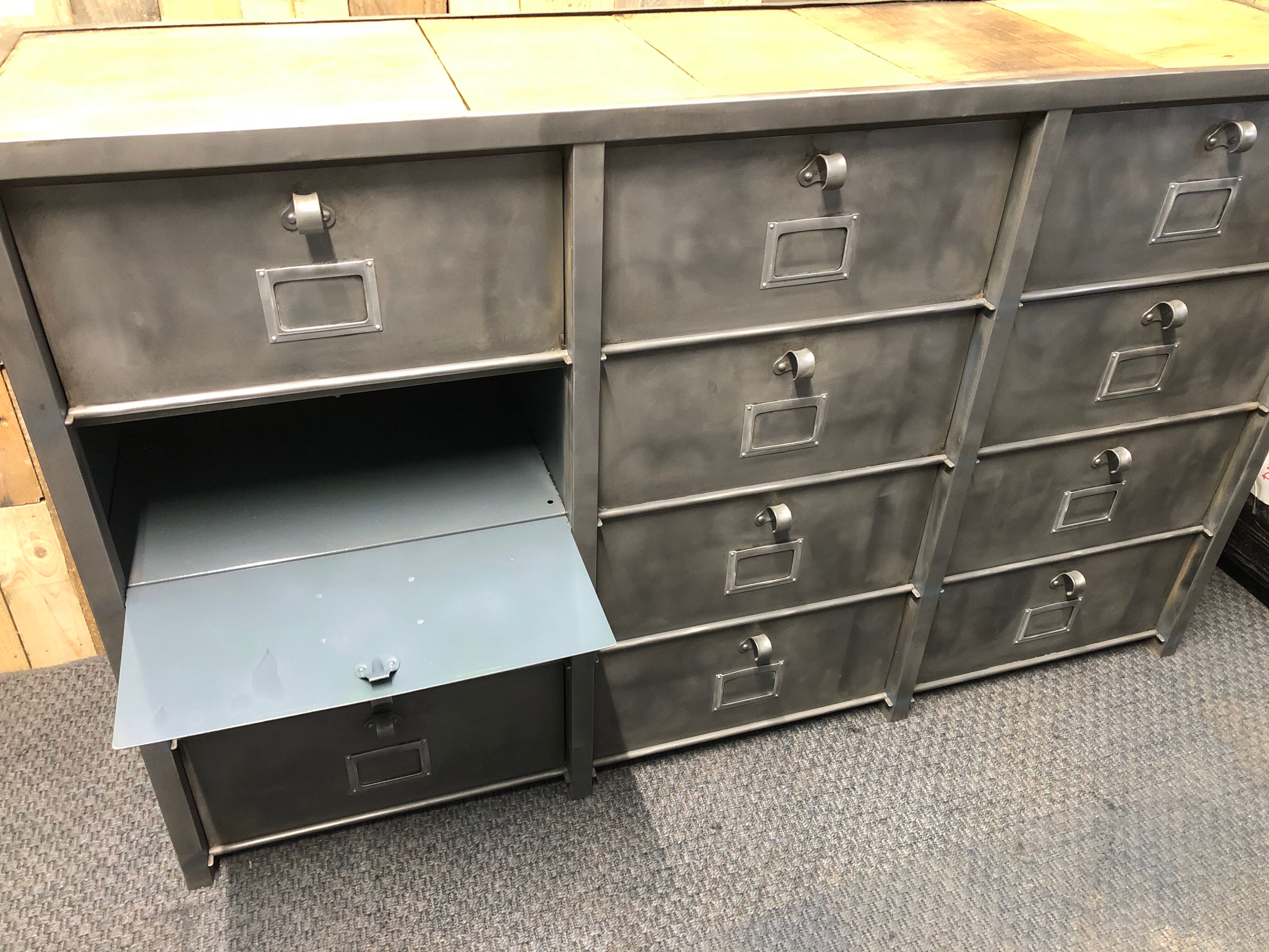 Valve cabinet industrial shoes 12 valves STRAFOR metal wood