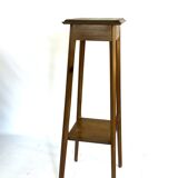 Large wooden pedestal table