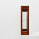 French Art Deco Oak Cabinet with Beveled Leaded Glass, ca. 1920