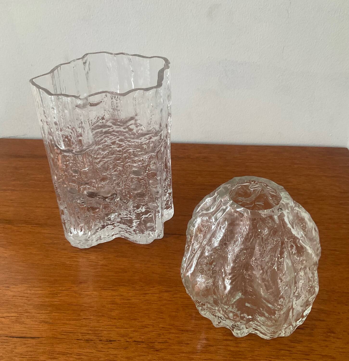 Duo of Tappio Wirkkala vases from the 70s