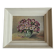 Tableau vintage bouquet de fleurs signé Girardot