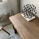 Aranjou elm brutalist desk