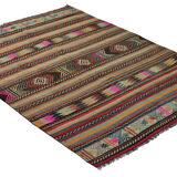 Anatolian handmade kilim rug 215 cm x 160 cm