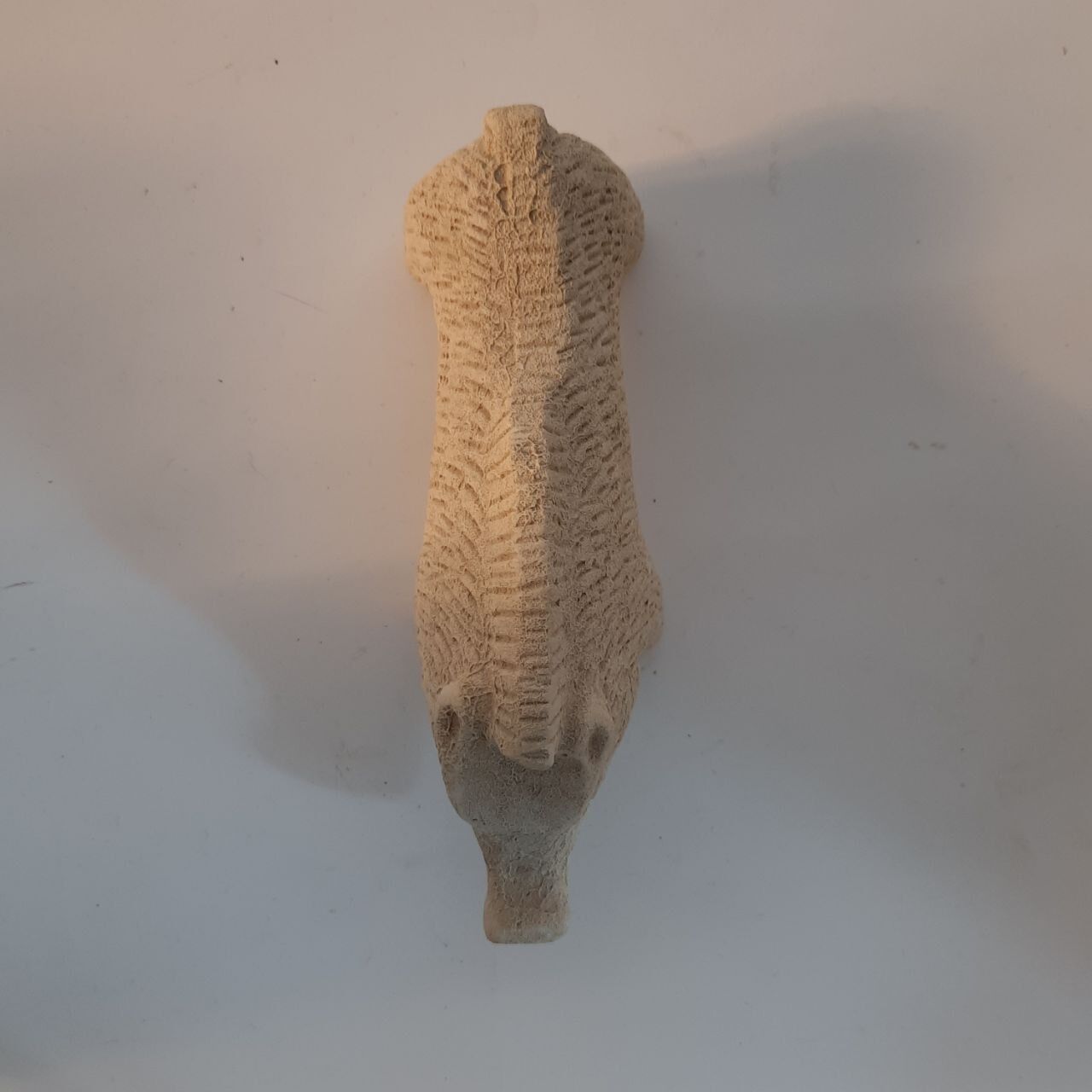 Wild boar animal statue, bisque, vintage, Aldo Londi for Bitossi