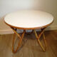 Bamboo and white coffee table