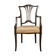 Hepplewhite armchair in hardwood on delicate legs with original seat.