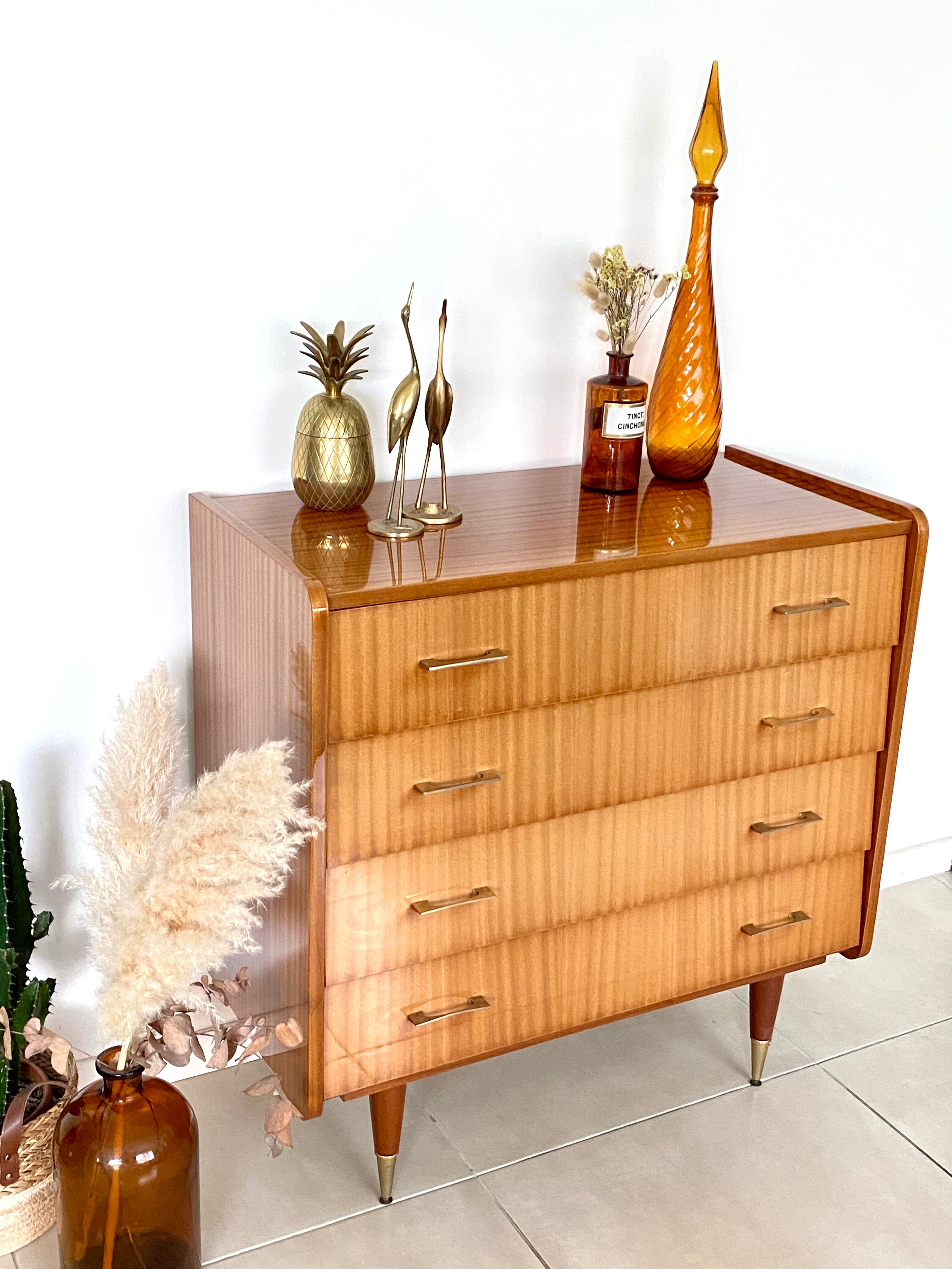 Vintage chest of drawers 4 drawers Capelle