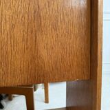 Scandinavian secretary with compass feet