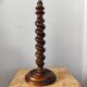 Vintage turned wooden lamp base – France 1950-60