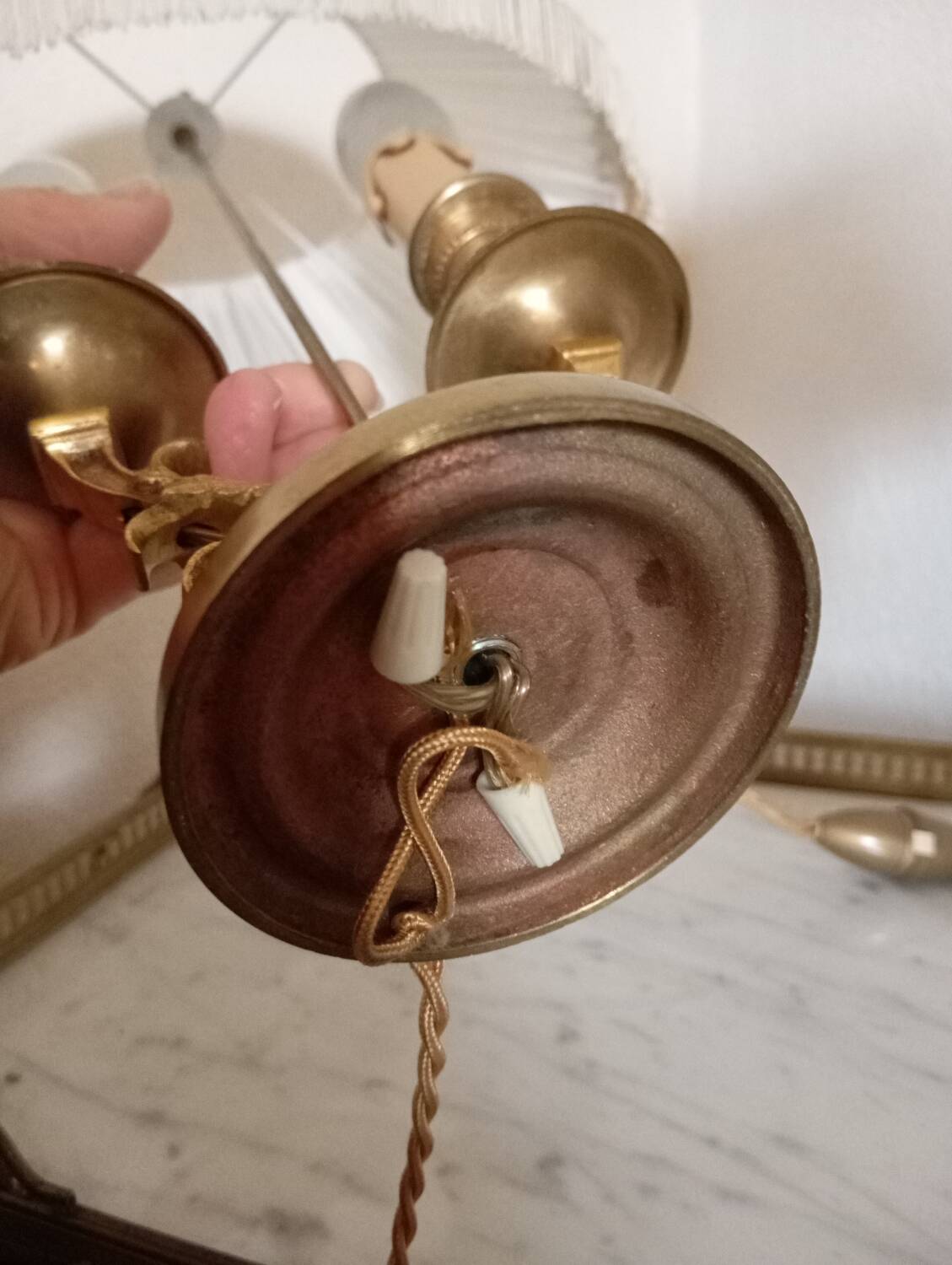 Paire de lampes bouillotte