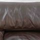Cassina Maralunga 3seat-Sofa in darkbrown leather by Vico Magistretti
