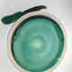 60's ceramic leaf cheese board