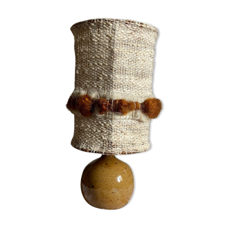 Stoneware table lamp