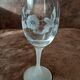 Set of 11 crystal footed digestif glasses