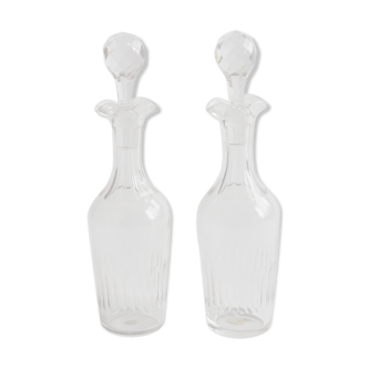 Set of baccarat oil and winery