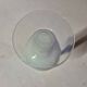 Vase soliflore en verre opalin blanc  26 cm opaline blanche