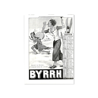 Affiche vintage années 30 BYRRH