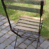 Folding garden chairs