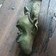 Vintage African bronze mask