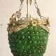 Ceiling lamp with Murano glass flowers. Italy, 1960s