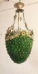 Suspension avec fleurs de verre de Murano. Italie, années 1960