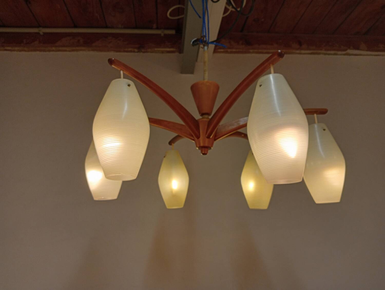 Danish opaline pendant light
