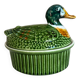 Terrine canard en barbotine zoomorphe