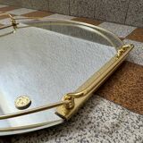 Mirror and brass tray from the 60s