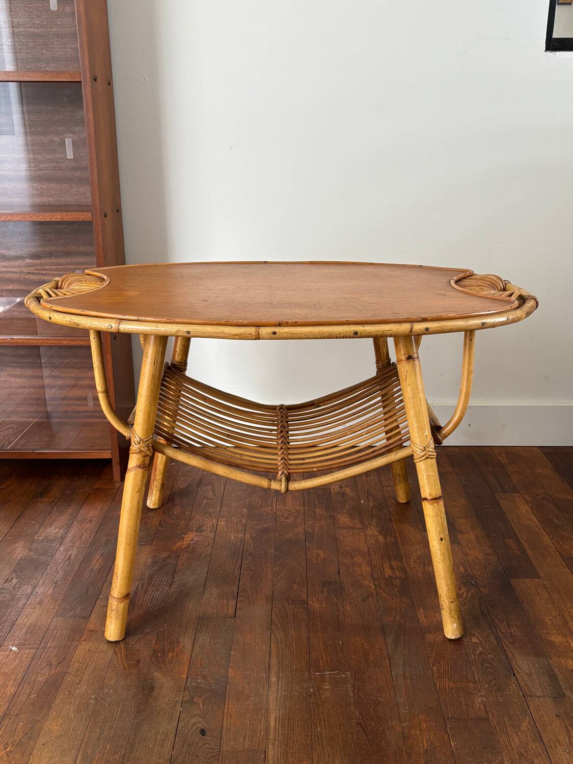 Rattan coffee table